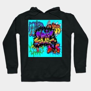 graffiti blue epic 777 Hoodie